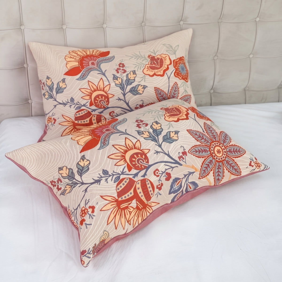 2-Piece Floral Decorative Pillowcase For Bedroom And Living Area - Pillowcase - Seravelle Home
