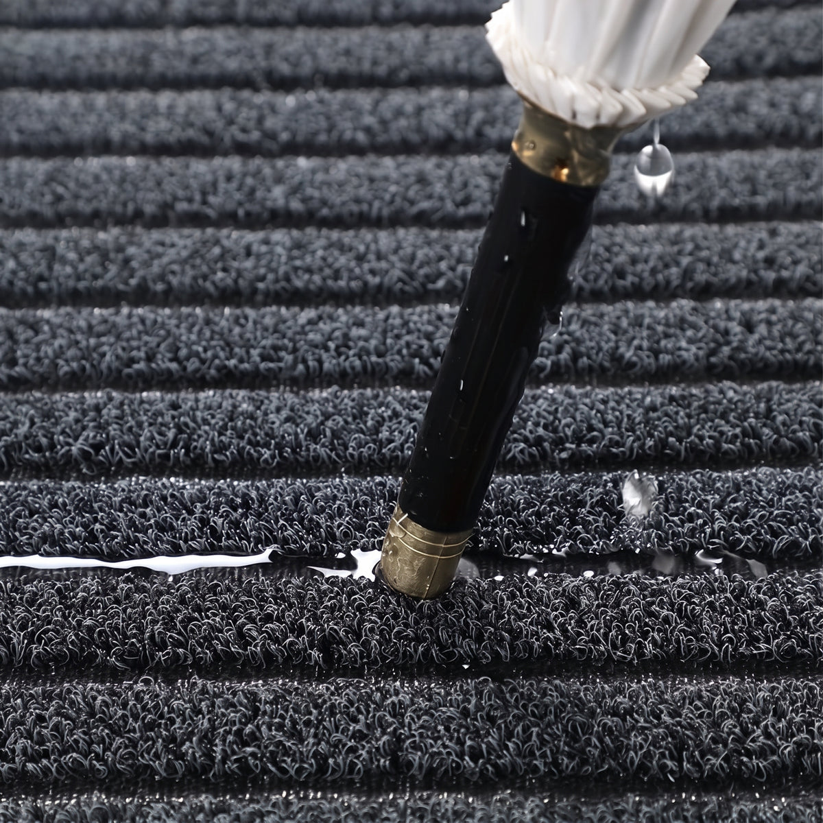 Ribbed Entrance Doormat for Outdoor and Indoor Use