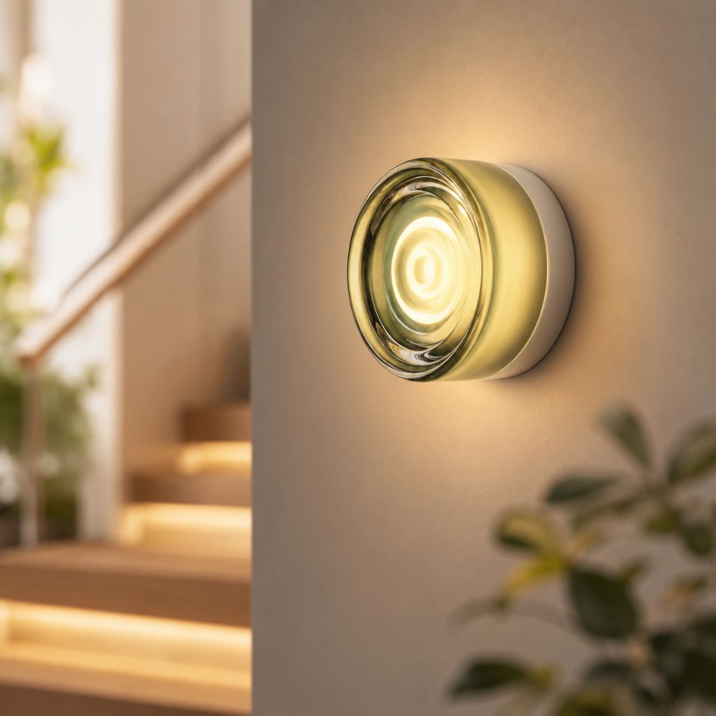 Acrylic Jelly Wall Lamp with Swirled LED Shade Design - Wall Light Fixtures - Green - Seravelle Home