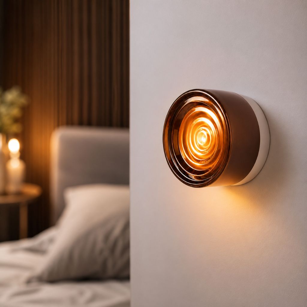 Acrylic Jelly Wall Lamp with Swirled LED Shade Design - Wall Light Fixtures - Brown - Seravelle Home