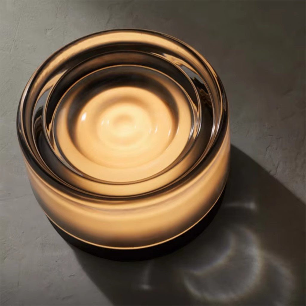 Acrylic Jelly Wall Lamp with Swirled LED Shade Design - Wall Light Fixtures - Grey - Seravelle Home