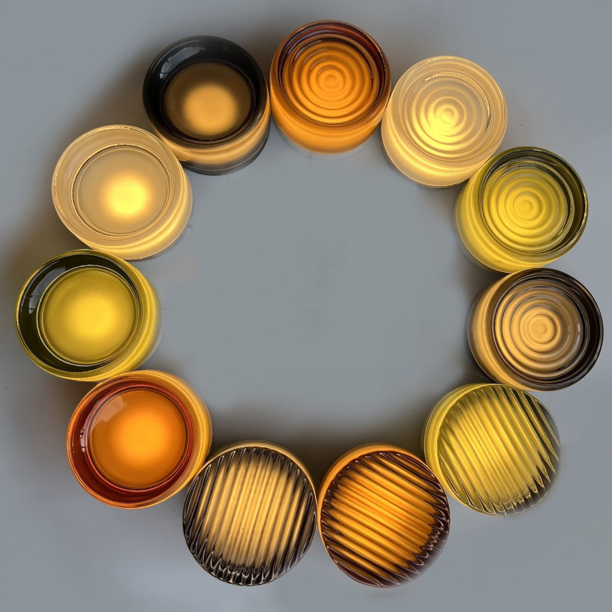 Acrylic Jelly Wall Lamp with Swirled LED Shade Design - Wall Light Fixtures - Brown - Seravelle Home