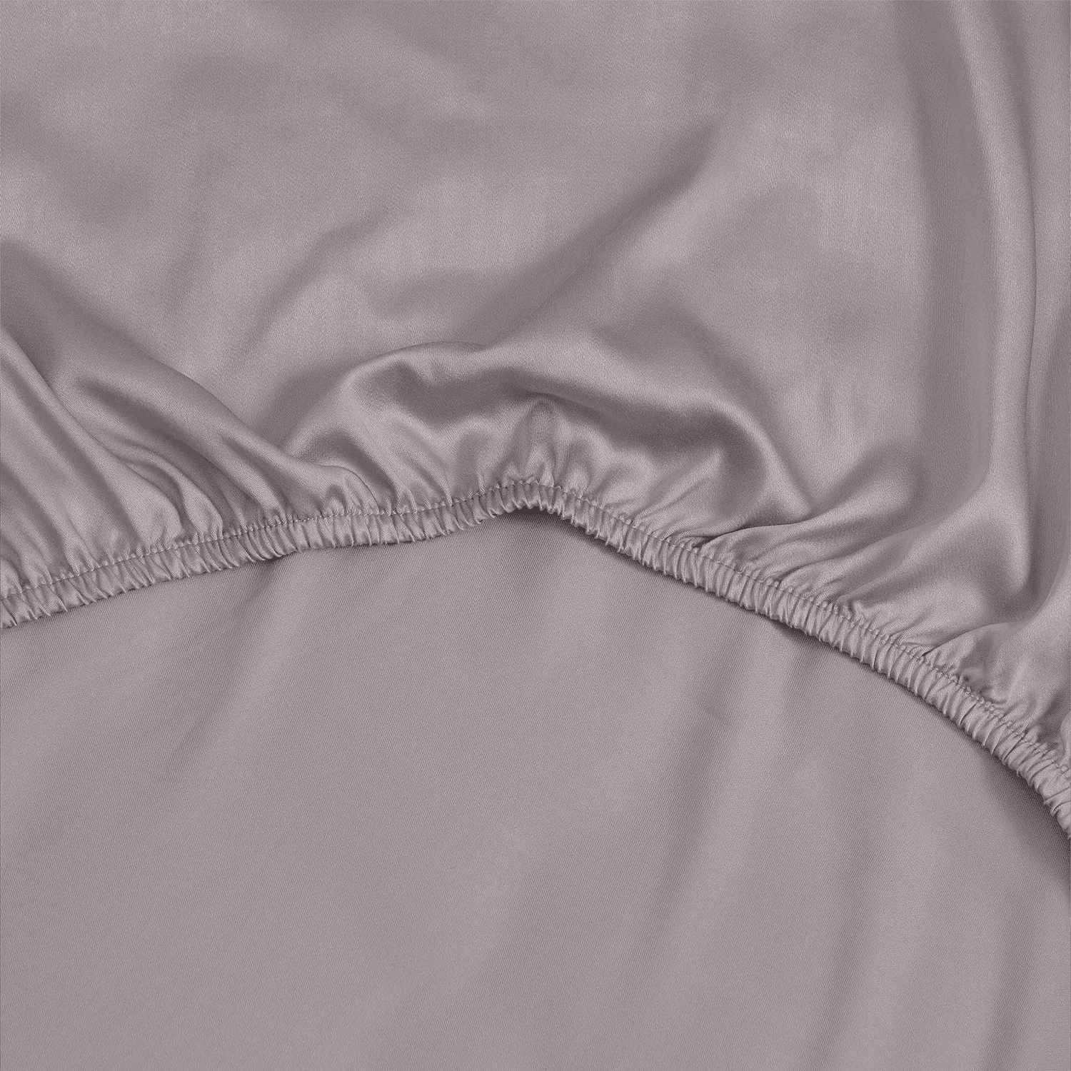 Bedding Set with Fitted Sheet and Two Pillowcases - Bedroom - Light Grey - Seravelle Home