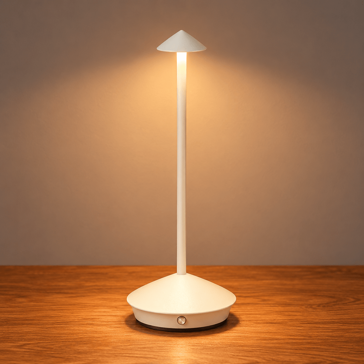 Cordless LED Table Lamp with Touch Dimming Control - Table Lamps - White - Seravelle Home