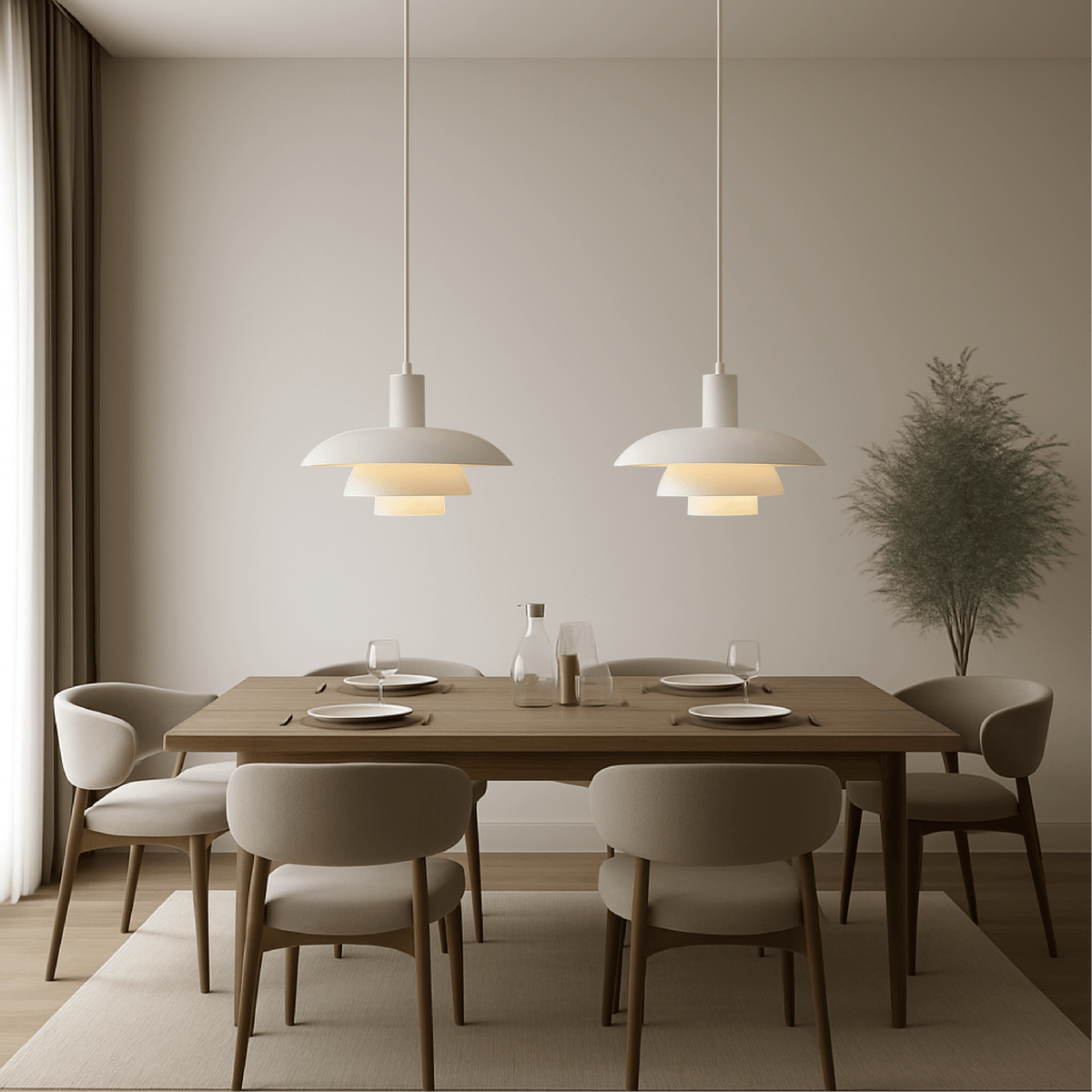 Danish Style LED Pendant Light Modern Design