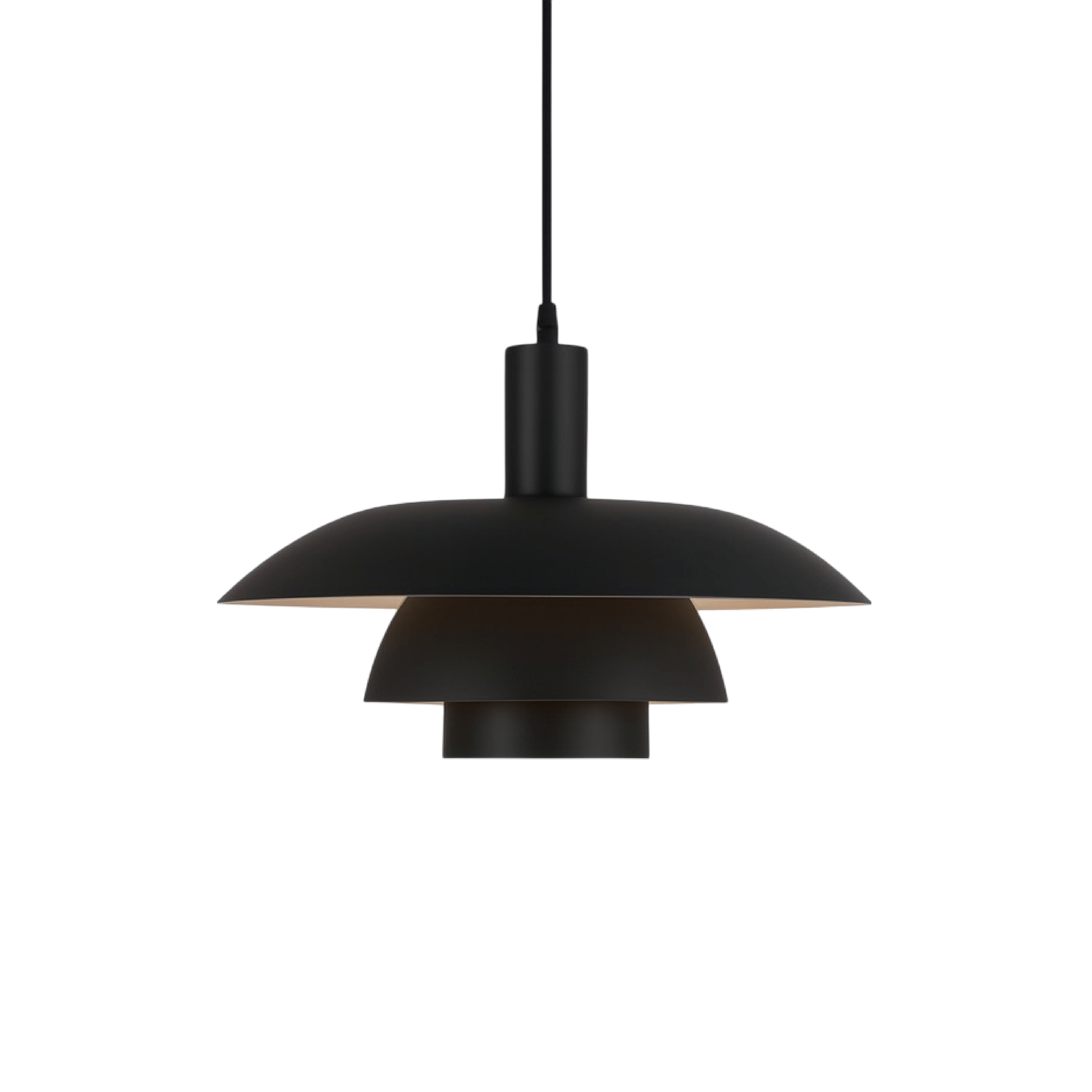 Danish Style LED Pendant Light Modern Design - Pendant Light - Black - Seravelle Home