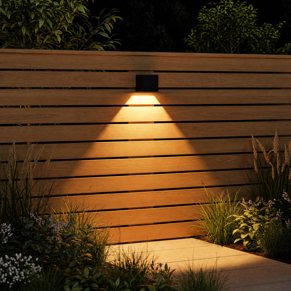 Solar LED Wall Light Wireless Garden Wall Lamp