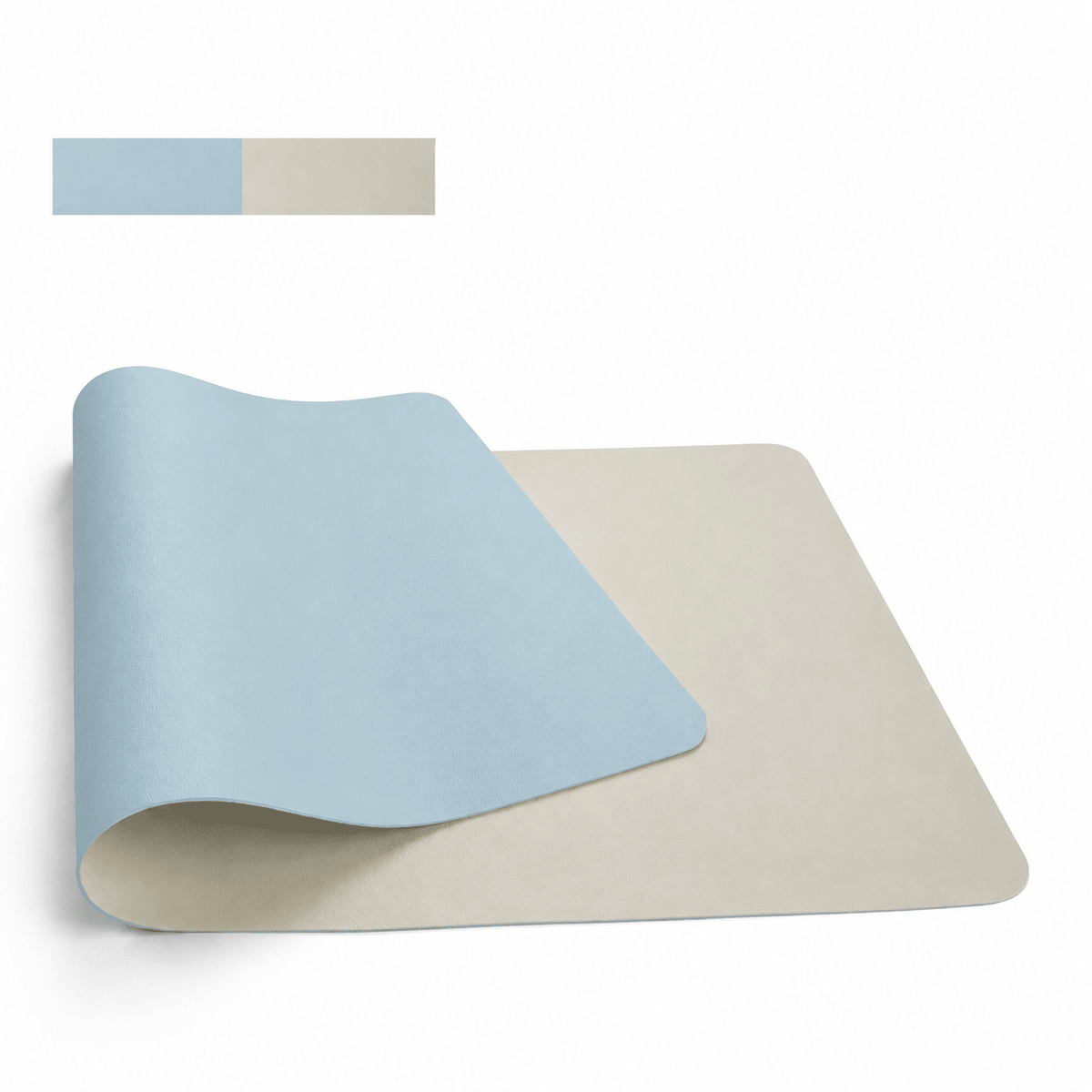 Double-Sided Desk Mat - Desk Pads & Blotters - Blue - Seravelle Home