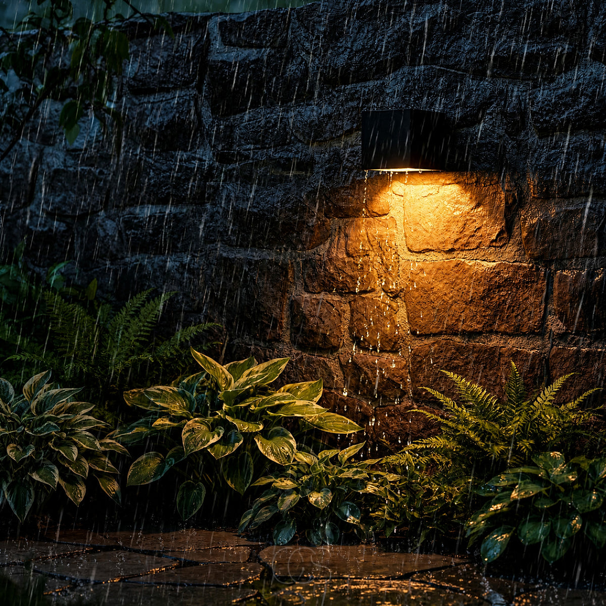 Solar LED Wall Light Wireless Garden Wall Lamp