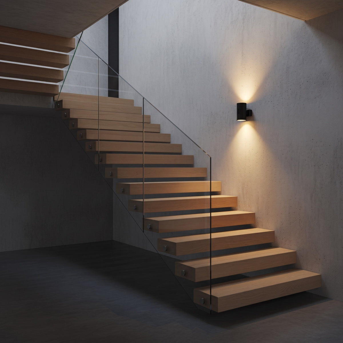 Plug-In Cylinder Wall Light with Automatic Night Sensor - Wall Light Fixtures - Seravelle Home