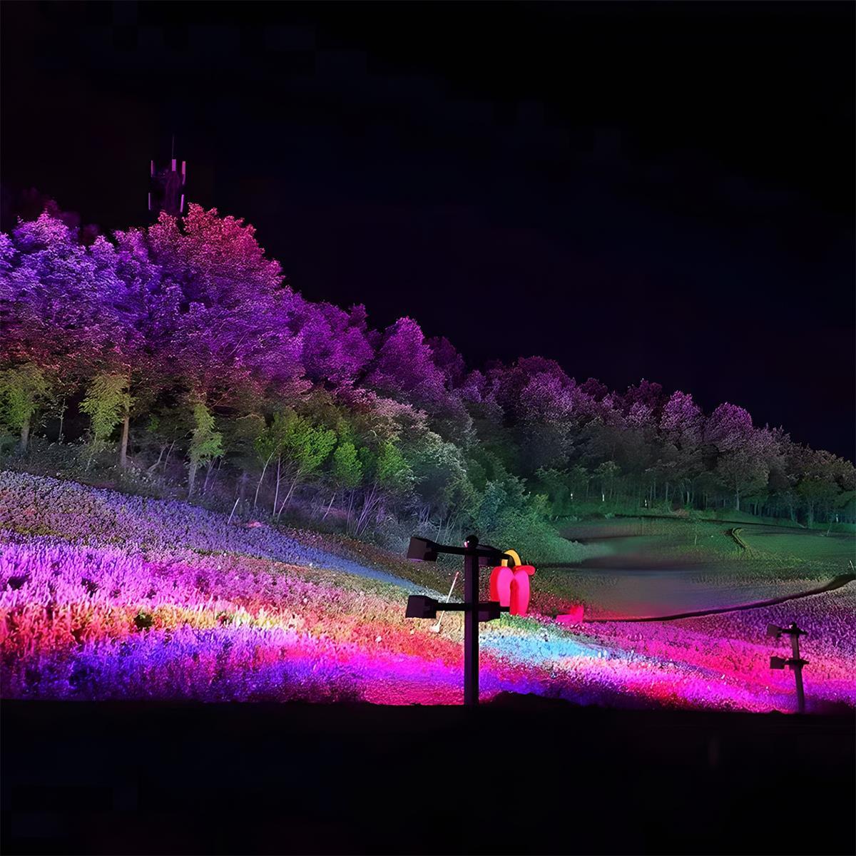 RGB LED Landscape Spotlight Outdoor Waterproof Garden Tree spotlight - Flood & Spot Lights - 24W - Seravelle Home