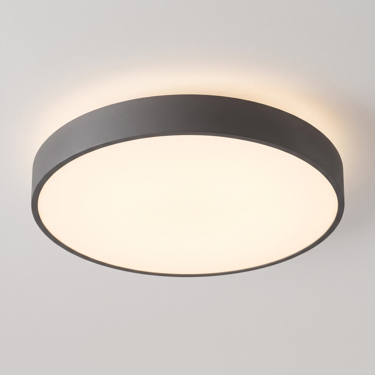 Round LED Ceiling Light Modern Flush Mount Design - Ceiling Light Fixtures - Grey - Seravelle Home