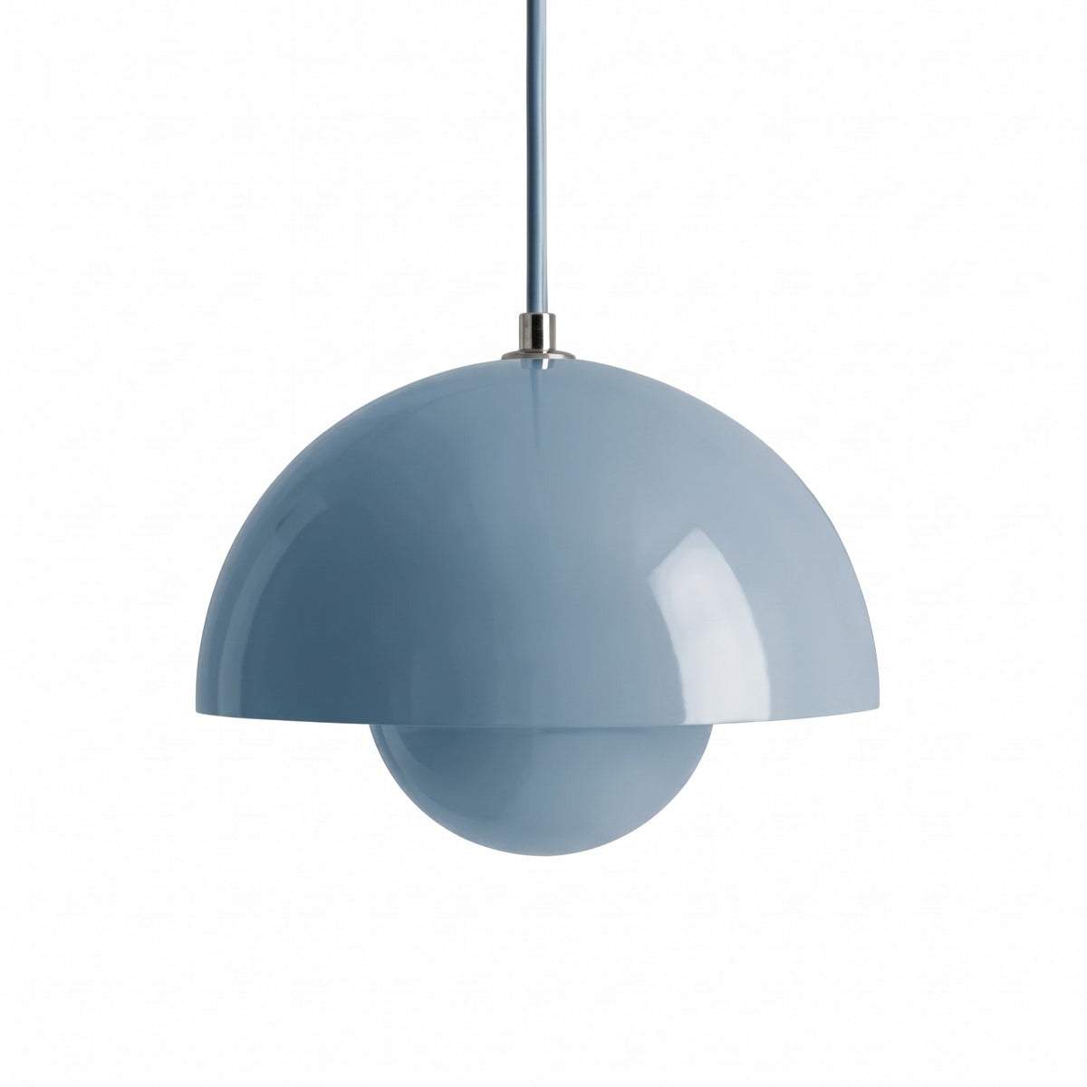 Scandinavian Retro Dome Pendant Light - Pendant Light Fixtures - Blue - Seravelle Home