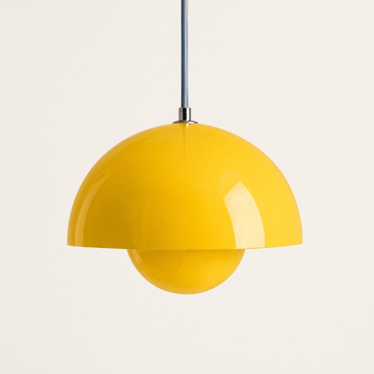 Scandinavian Retro Dome Pendant Light - Pendant Light Fixtures - Yellow - Seravelle Home
