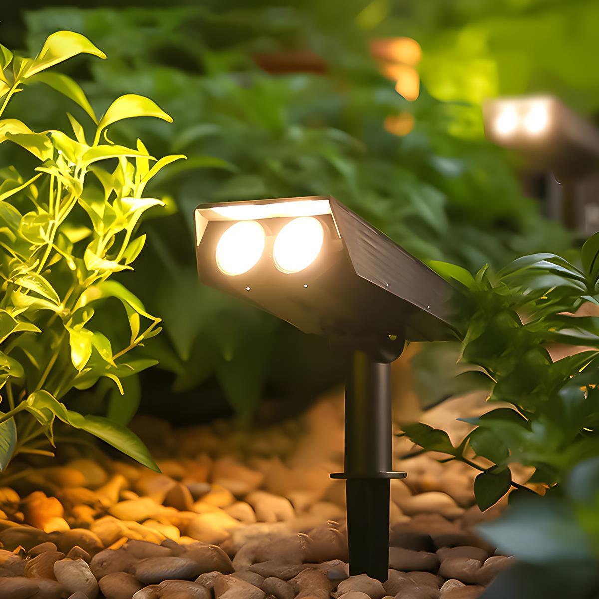 Solar LED Spike Spotlight Waterproof Outdoor Garden Landscape Light - Flood & Spot Lights - Seravelle Home
