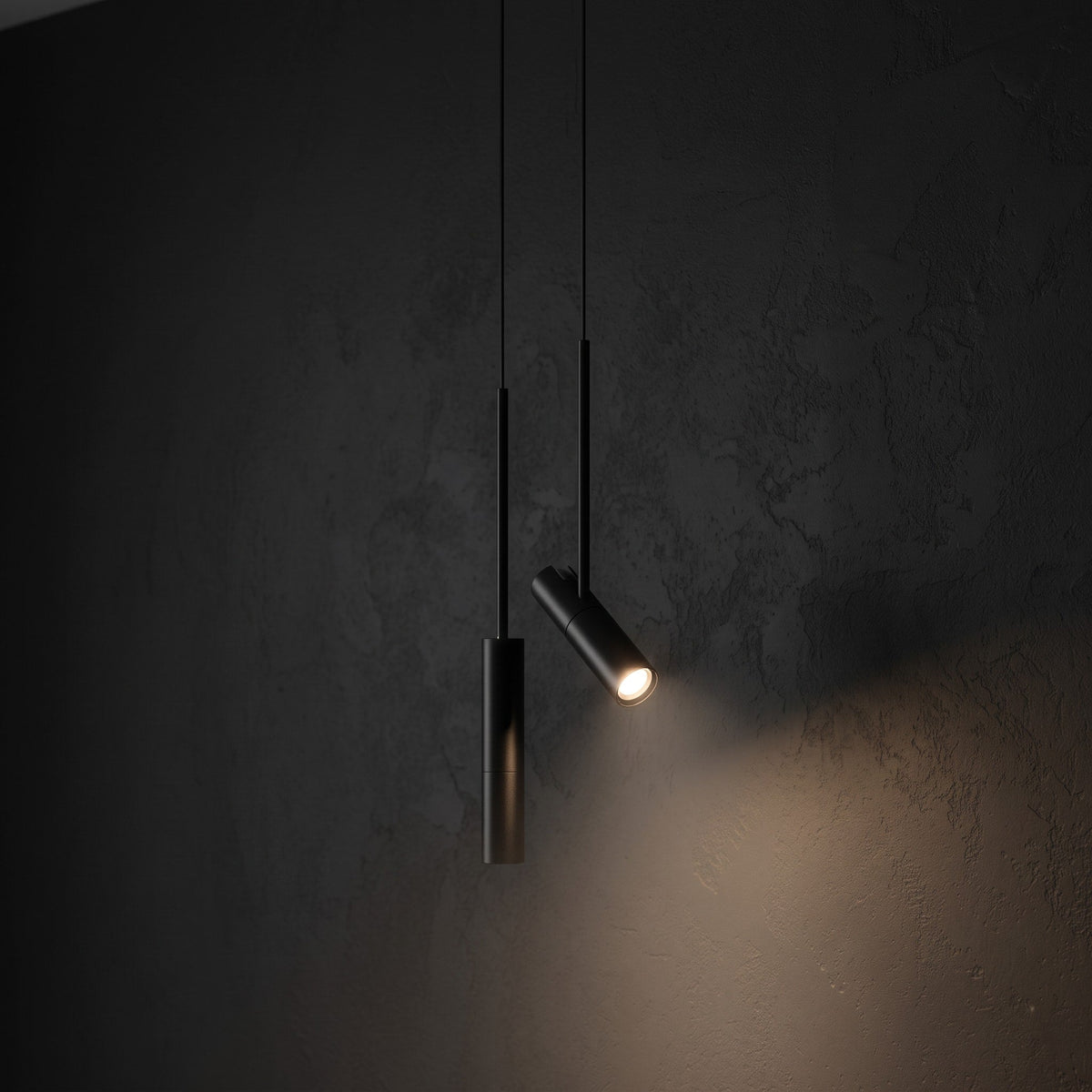 Spotlight Pendant Light for Bedroom and Living Room - Pendant Light Fixtures - Black - Seravelle Home