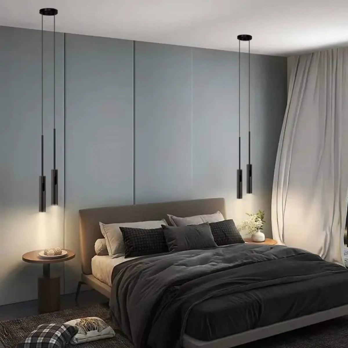 Spotlight Pendant Light for Bedroom and Living Room - Pendant Light Fixtures - Black - Seravelle Home