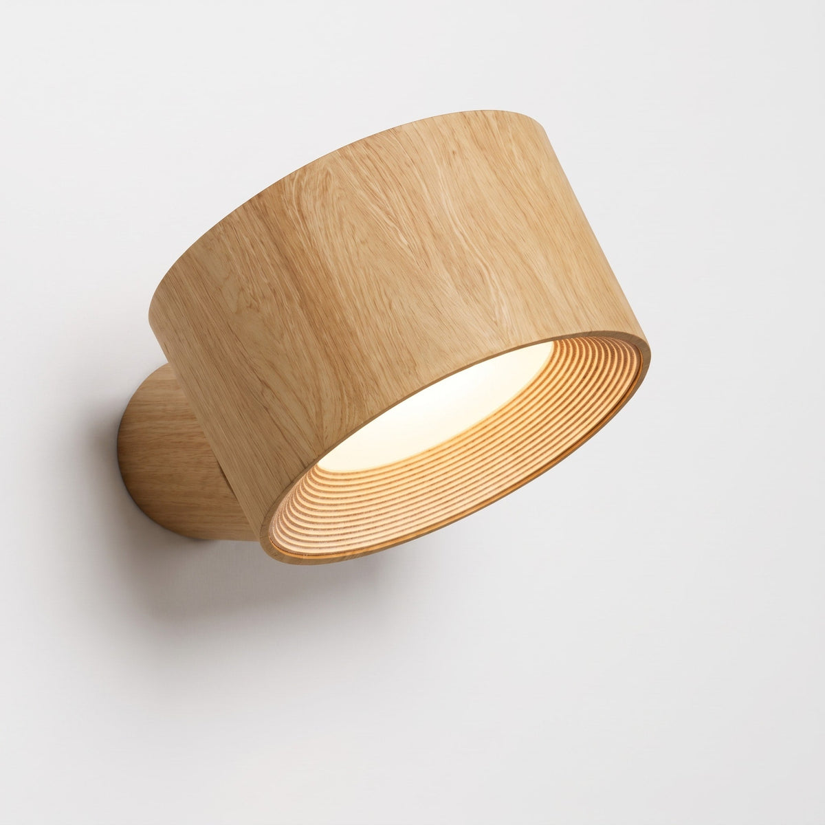 Stick-On Wall Light with Magnetic 360 Degree Rotation - Wall Light Fixtures - Light Brown - Seravelle Home