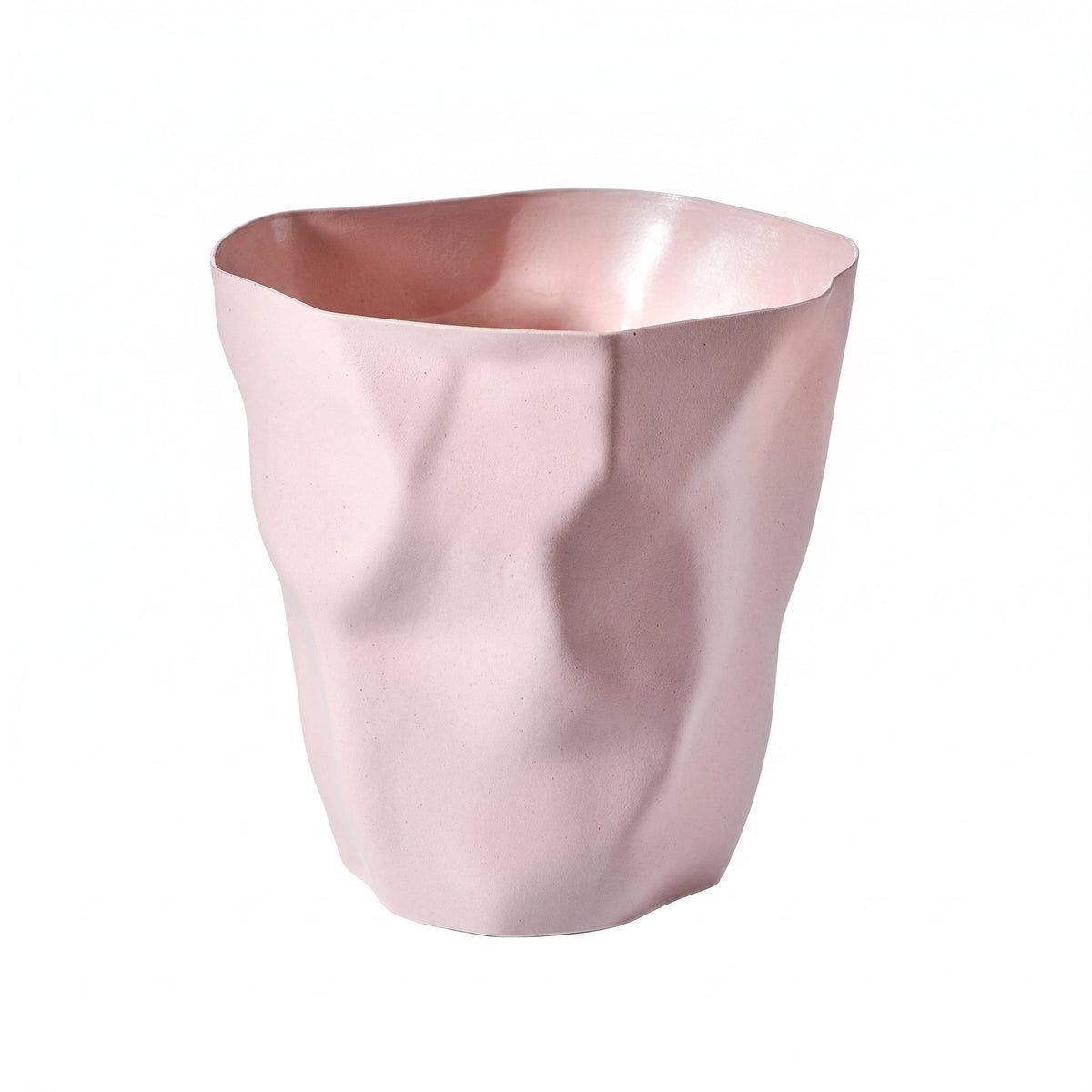 Virelle – Artistic Wastebasket - Wastebaskets - Pink - Seravelle Home