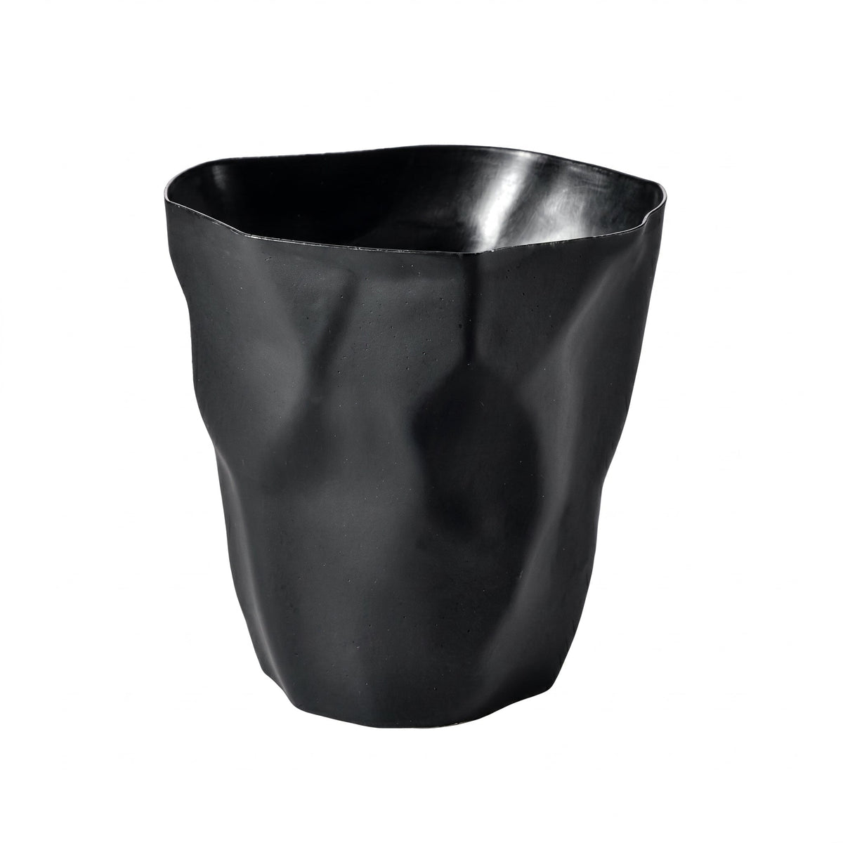 Virelle – Artistic Wastebasket - Wastebaskets - Black - Seravelle Home