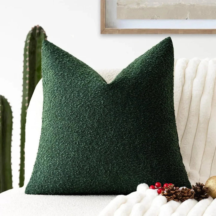 Decorative Bouclé Cushion Cover with Soft Loop Texture