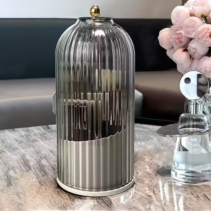 Cosmetic Organizer with 360° Rotation for Brushes and Makeup