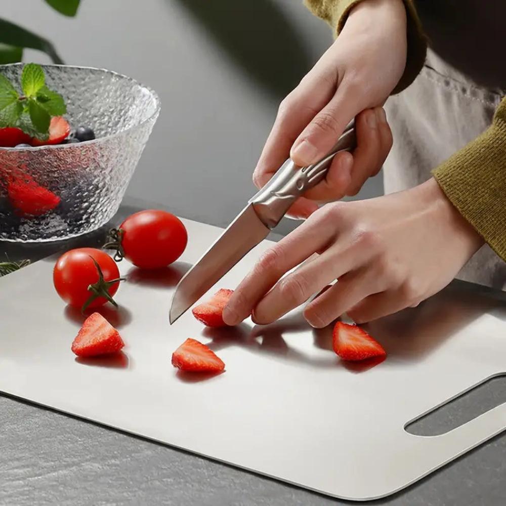 Stainless Steel Cutting Board for Hygienic and Durable Food Preparation
