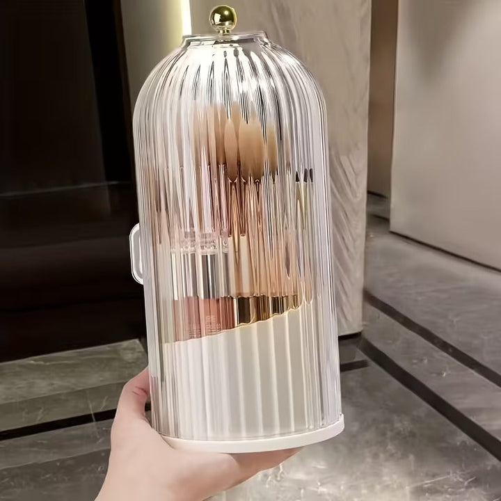 Cosmetic Organizer with 360° Rotation for Brushes and Makeup