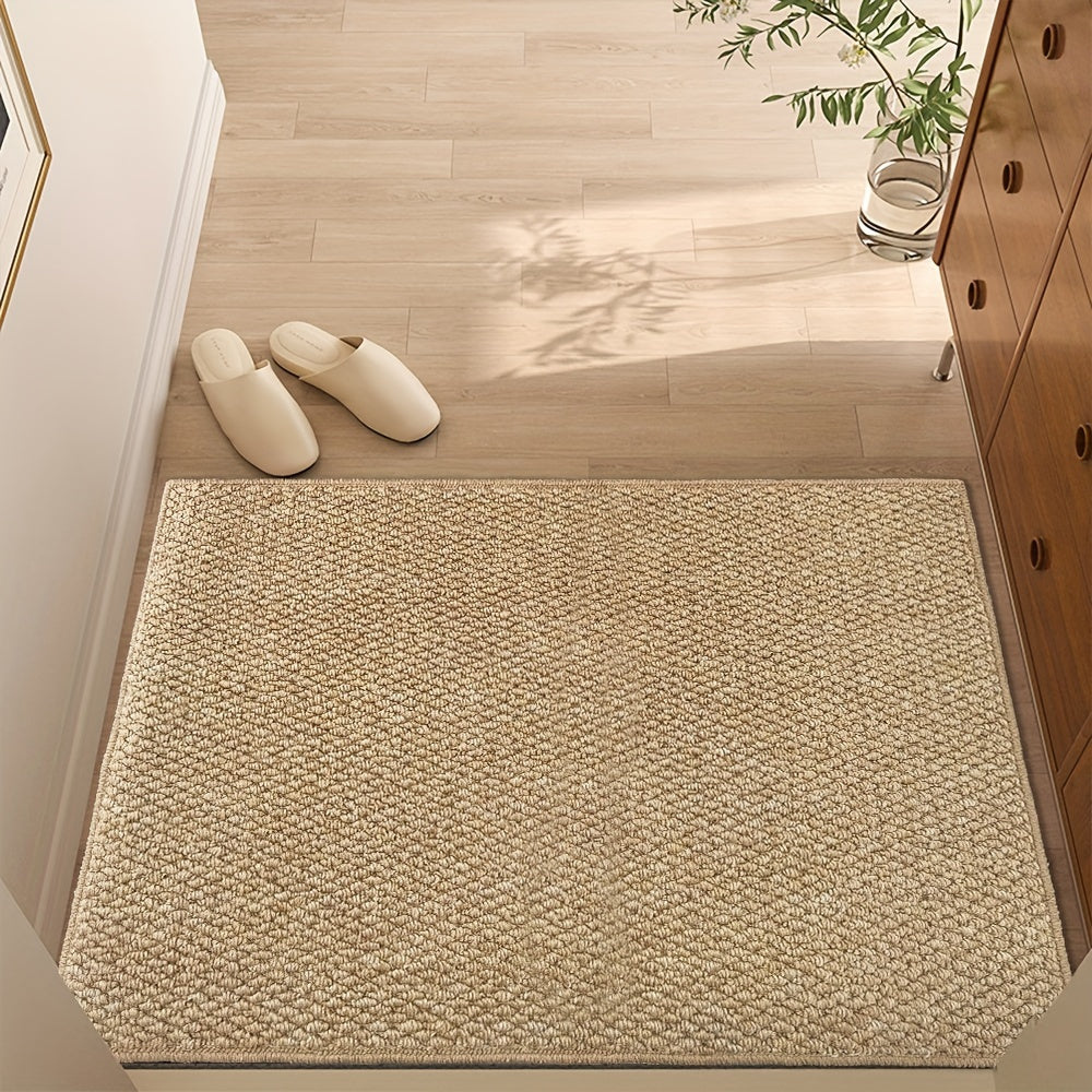 Structured Doormat with Non-Slip Design and Low Profile