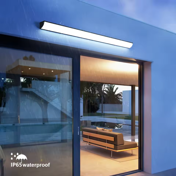 LED Wall Light Outdoor with Linear Design for Garden and Terrace