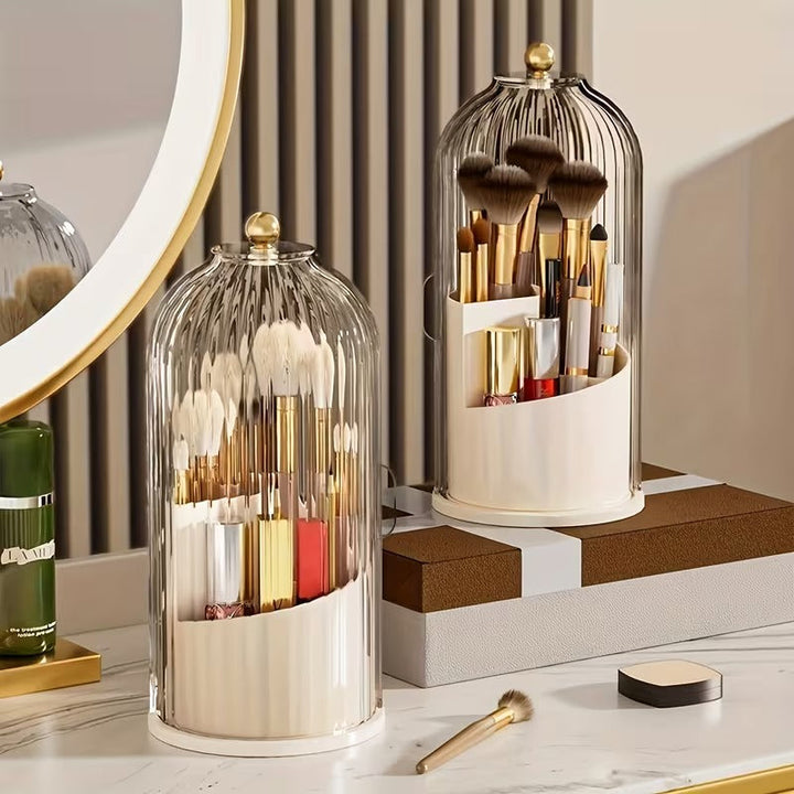 Cosmetic Organizer with 360° Rotation for Brushes and Makeup