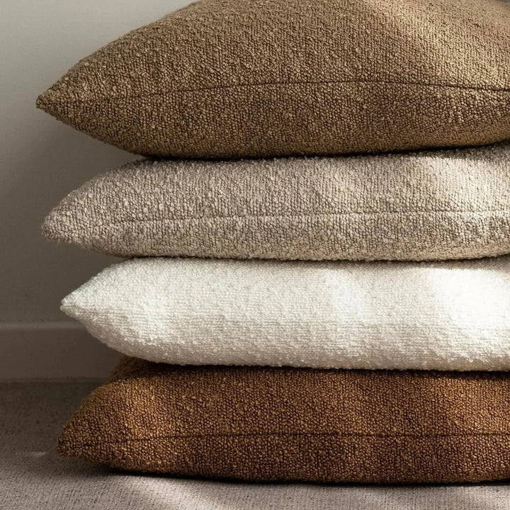 Decorative Bouclé Cushion Cover with Soft Loop Texture