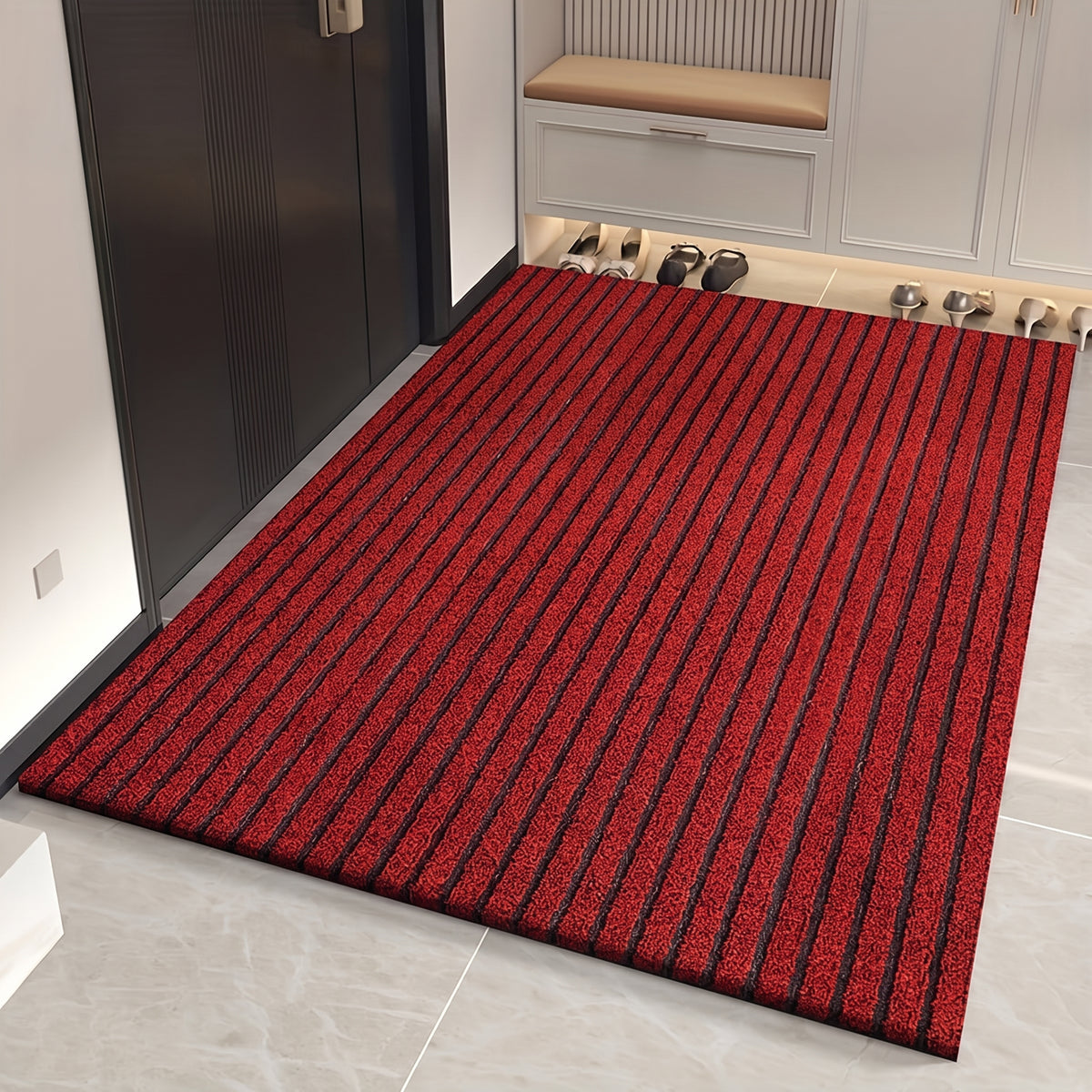 Ribbed Entrance Doormat for Outdoor and Indoor Use