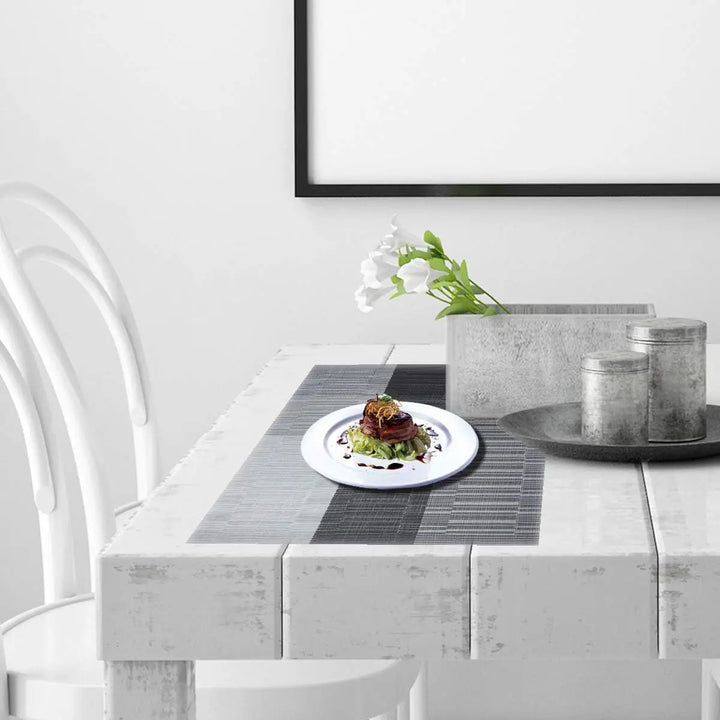 Woven Placemat in Modern Stripe Design