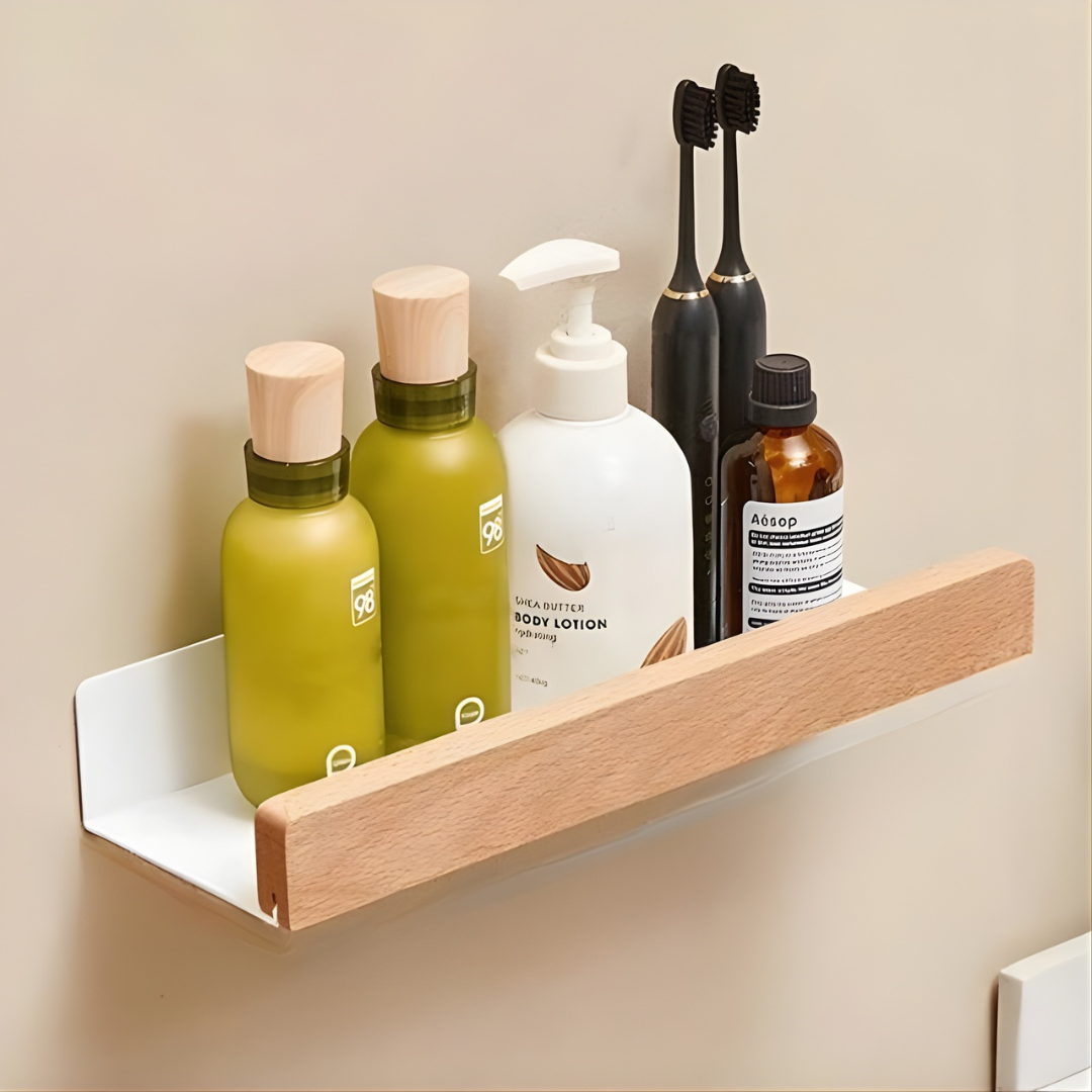 Wall Shelf Set Made of High-Quality Wood