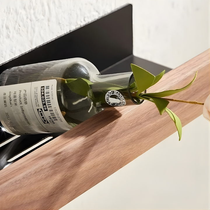 Wall Shelf Set Made of High-Quality Wood