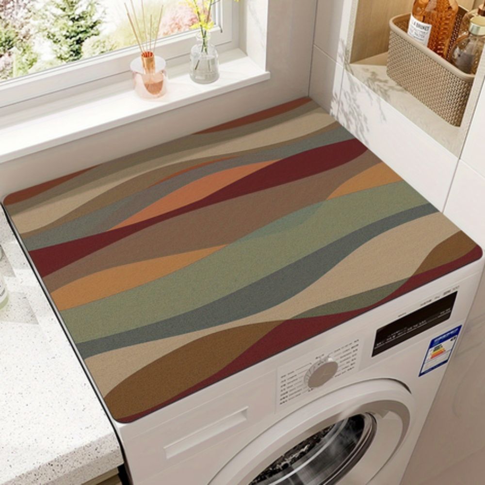 Protective Mat with Non-Slip Design and Decorative Pattern