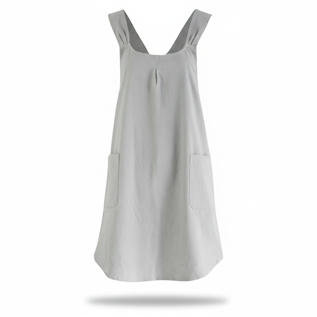 Apron Dress with Cross Back for Kitchen and Garden