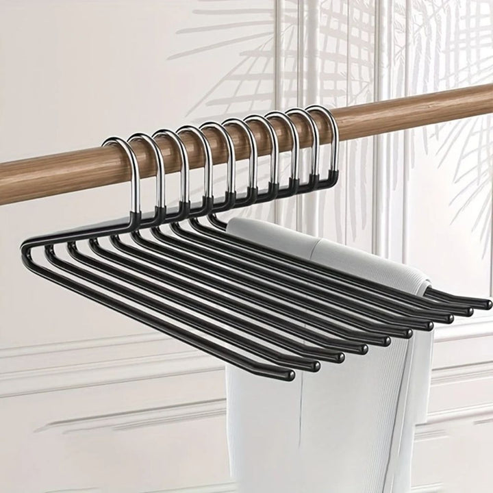 Pants Hanger with Z-Shape for Space-Saving Closet Organization