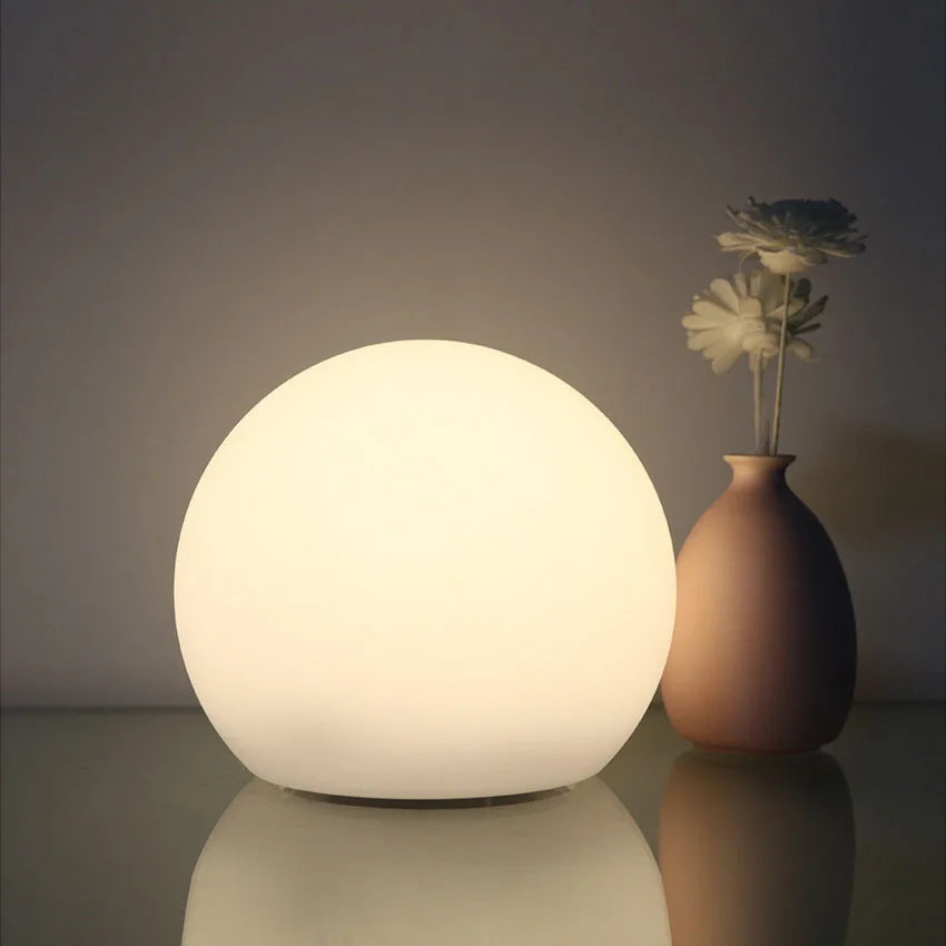 Ball Lamp with Gentle LED Light