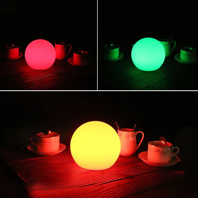 Ball Lamp with Gentle LED Light