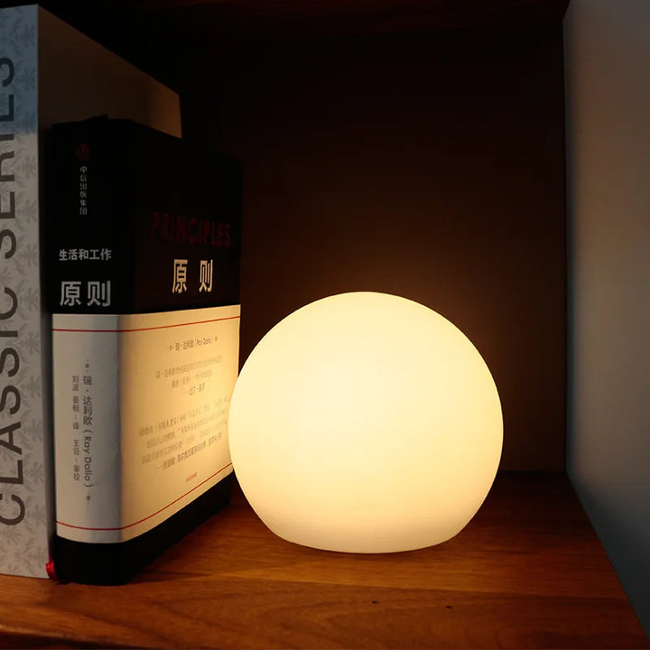 Ball Lamp with Gentle LED Light