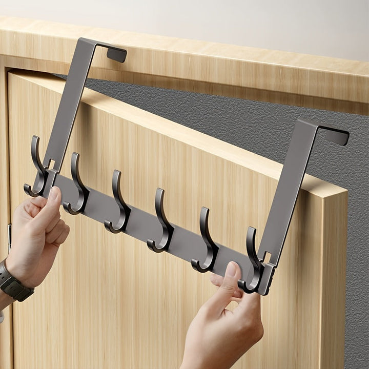 Coat Rack with Hooks for Space-Saving Installation