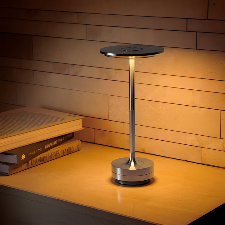 Wireless Table Lamp with Dimmable LED Light