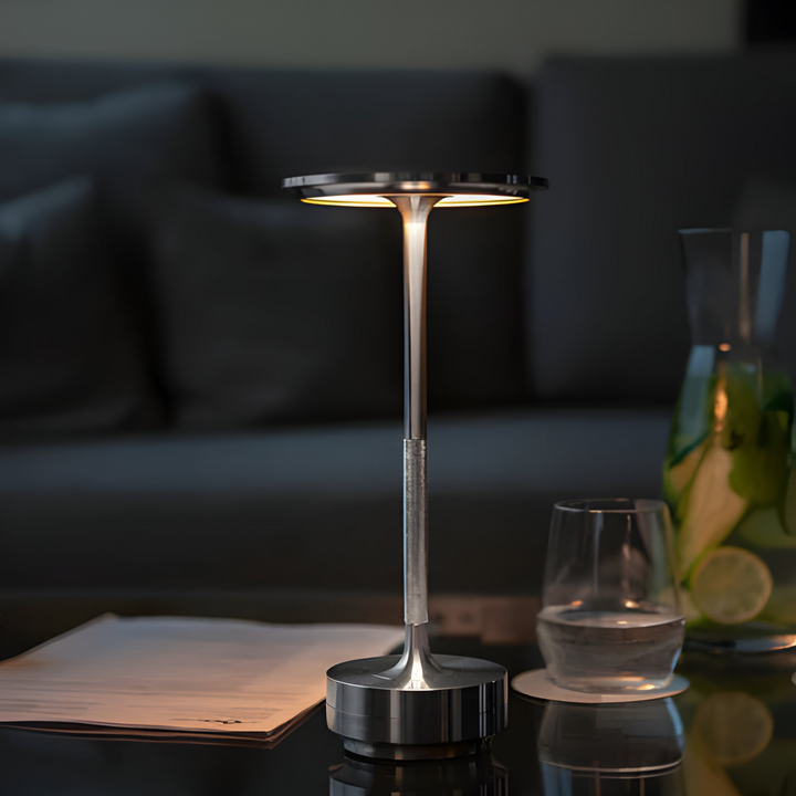 Wireless Table Lamp with Dimmable LED Light