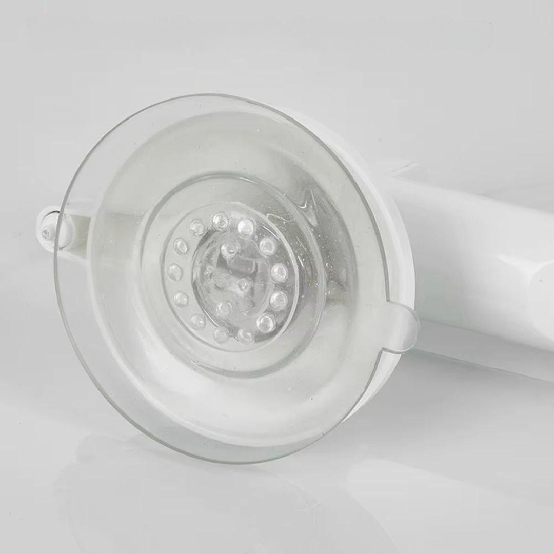 Shower Grip with Suction Power and Integrated Safety Indicators