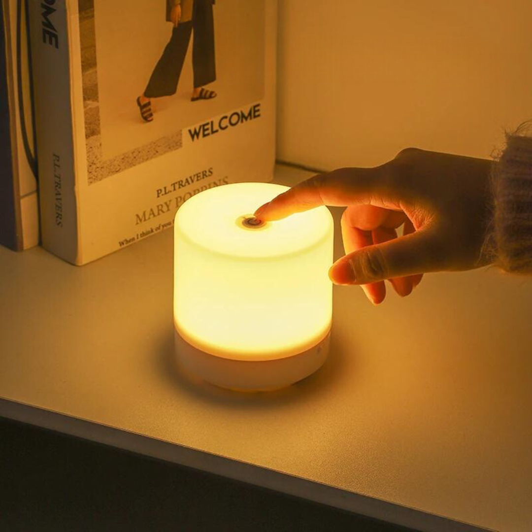 Compact LED Night Light with Touch Control