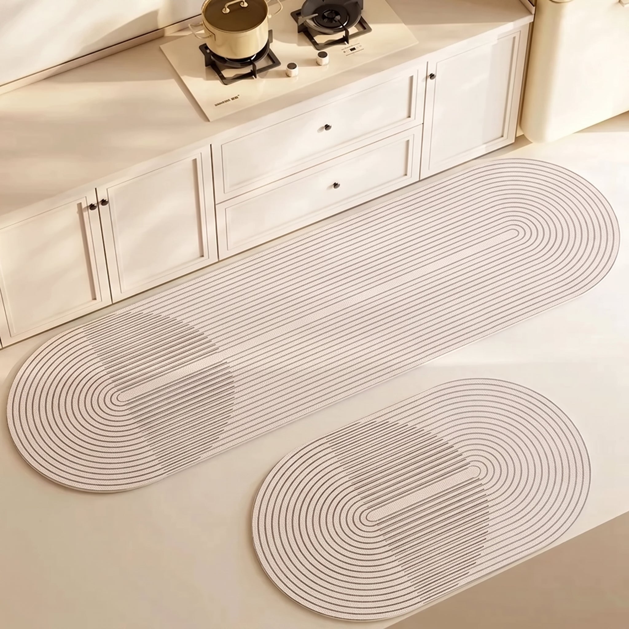 Non-Slip Absorbent Stripe Kitchen Floor Runner