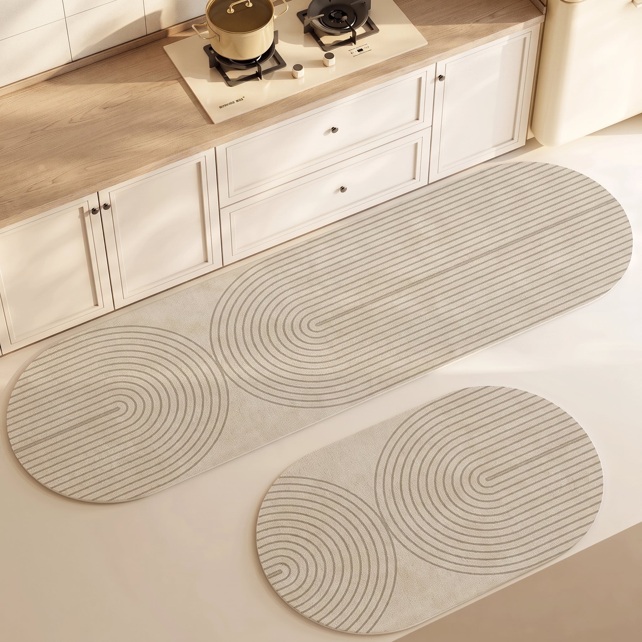 Non-Slip Absorbent Stripe Kitchen Floor Runner