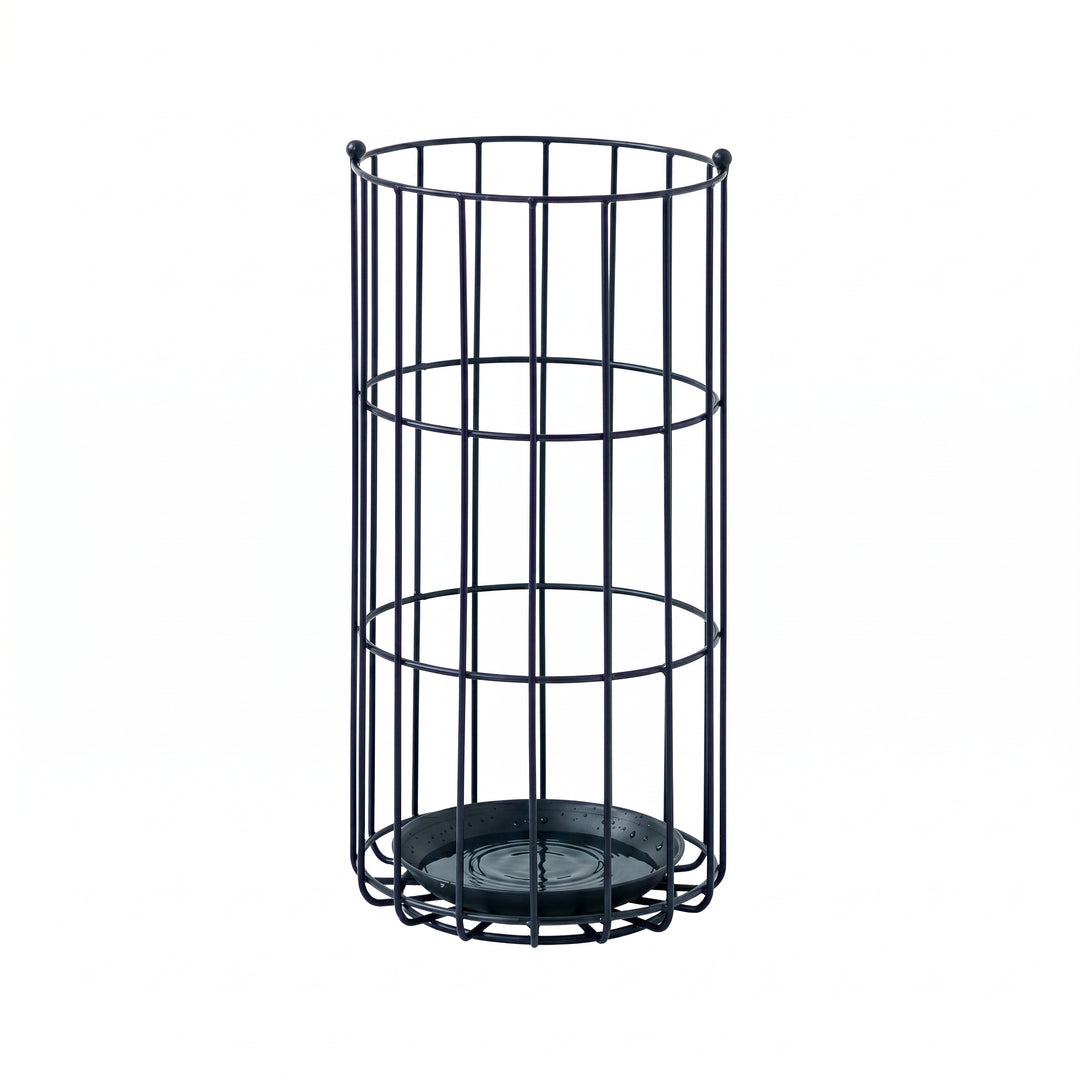 Stainless Steel Umbrella Stand with Open Cage Frame
